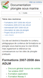 Mobile Screenshot of plongee.flabelline.fr