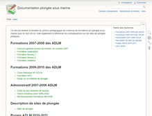 Tablet Screenshot of plongee.flabelline.fr